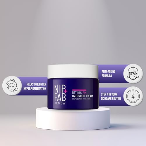 Nip+Fab Retinol Fix 3% Overnight Cream - Advanced Youth-Boosting Anti-Aging Skincare