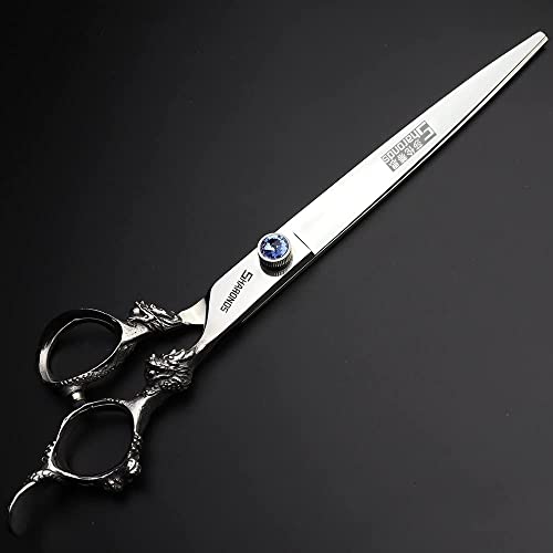 AXEMOORE 9 Inch Flat Professional Hair Scissors - Japanese 440C Stainless Steel, Gift Bag Included