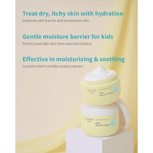 GOONGBE Kids' Bubble Facial Cleanser + Kids' Barrier Cream Bundle