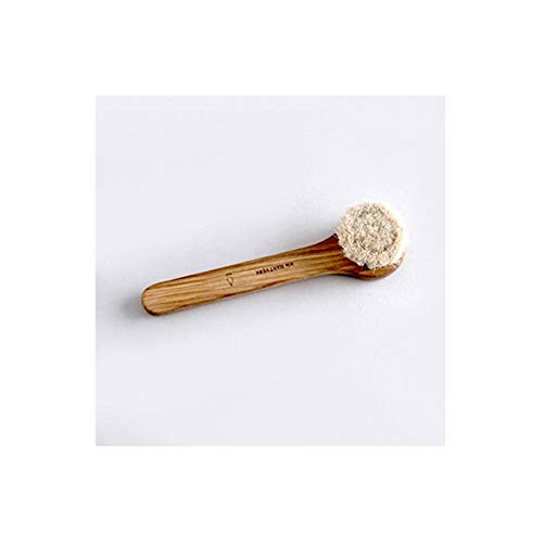 Horsehair Oak Face Brush for Wet Skin Cleansing - Gentle Exfoliation