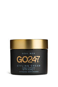 GO247 Medium Hold Hair Styling Cream for Men - Matte Finish, 2 oz
