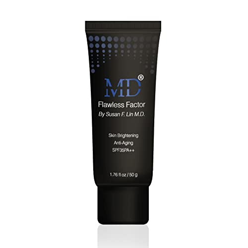 MD Flawless Factor BB Cream ? Skin Brightening Anti-Aging Moisturizer with SPF 35 PA++ | 1.76 fl oz (50g) | Buildable Coverage