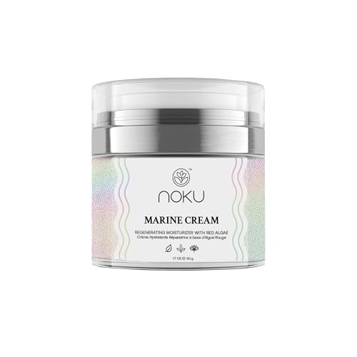 Noku Marine Cream 50ml - Hydrating Anti-Aging Face Moisturizer with Red Algae & Vegan Collagen