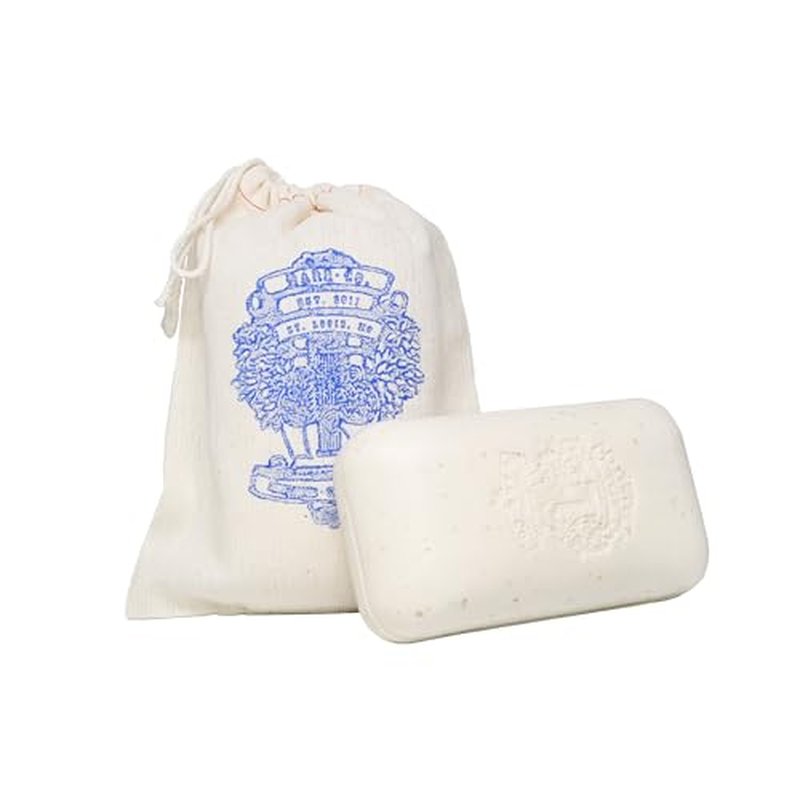 BARR-CO. Original Scent Oatmeal Saddle Triple-Milled Bar Soap, Tranquil Milky Scent with Oat, Vanilla & Vetiver, Shea Moisturizing Soap, All-Natural Soap for Women & Men 10.5 oz