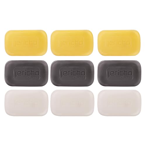 Dead Sea Soap Bar Variety Pack 4.4 oz (Pack of 9) - Cleansing, Sulfur, Mud for Face & Body
