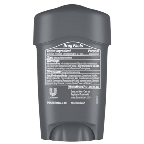 Dove Men + Care Clinical Protection Antiperspirant Deodorant Stick 1.7 oz Pack of 8 - Clean Comfort