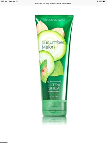 Bath & Body Works Ultra Shea Body Cream Cucumber Melon 8 oz - Pack of 1