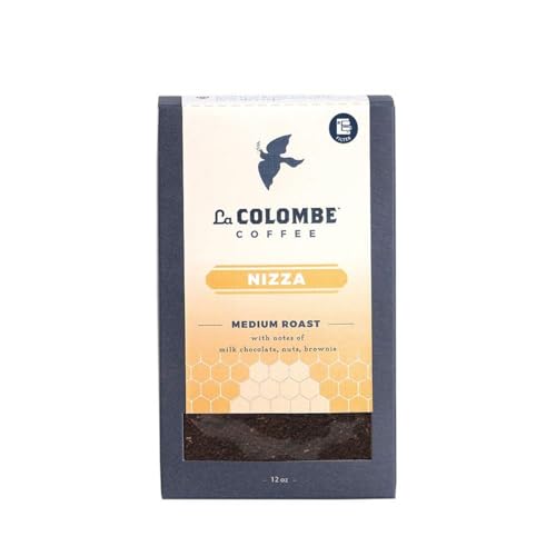 Nizza Medium Roast Ground Coffee - 12 Ounce Pack of 4 | Coffee Blend with Milk Chocolate & Nuts