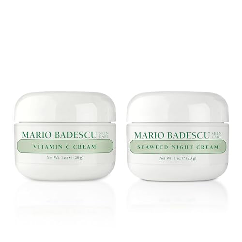 Mario Badescu Seaweed Night Cream for Women Anti Aging Oil-Free Moisturizer with Collagen & Sodium Hyaluronate, Ideal for Combination