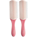 Diane Pro Nylon Pin Styling Hair Brush for Detangling, Separating, Shaping and Defining Wet Thick or Curly Hair, Glides Through Tangles with Ease (Pack of 2)