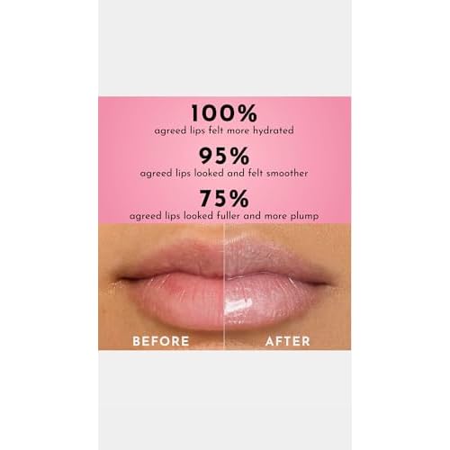 Lawless Women's x LoveShackFancy Forget The Filler Lip Plumping Gloss, Blooming Heirloom, Pink, 0.11 Ounce