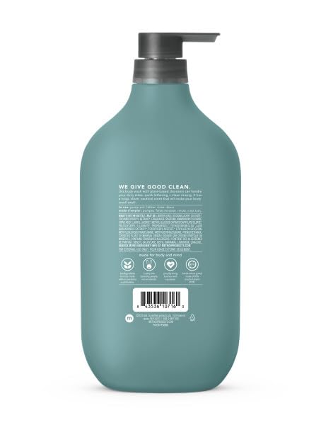Method Body Wash Trio Set - Moisturizing Natural Scents for Daily Skin Care - Simply Nourish, Pure Peace, Sea & Surf