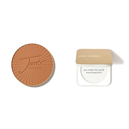 Jane Iredale PureBronze Matte Bronzer Refill Bronzing Powder with Buildable Coverage Lightweight & Breathable Feel Cruelty-Free 3 Natural Tones