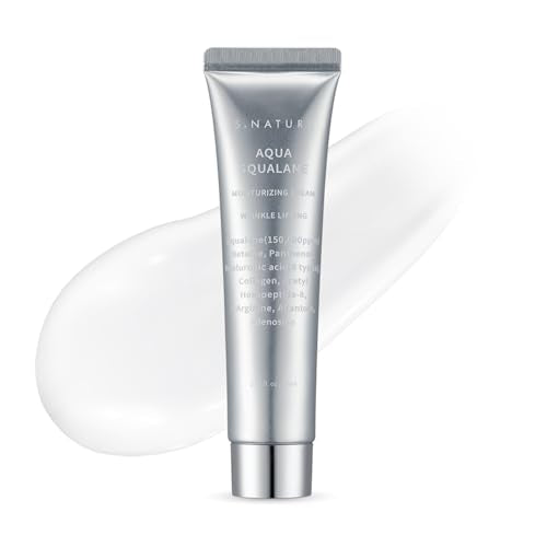 S.NATURE Pore Refining Moisturizer 2.02 fl oz – Squalane Hydrating Cream for Dry & Sensitive Skin