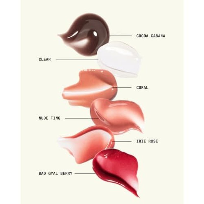 Cay Skin Isle Lip Balm SPF 30 ? High Shine, Hydrating + Sheer Lip Gloss in Vanilla Brown Sugar Flavor ? Formulated with Natural Ingredients for All Skin Tones ? Clear, 0.35 oz