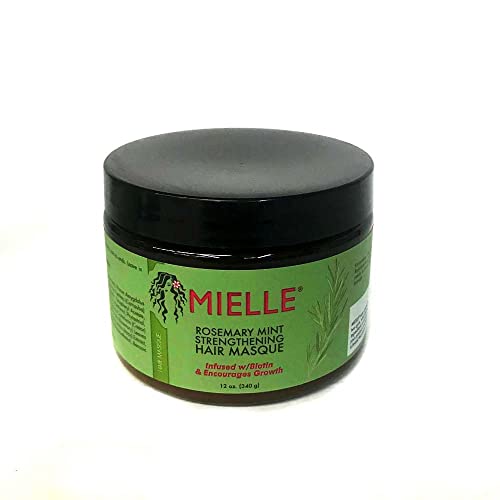 Mielle Rosemary Mint Hair Care Bundle - Strengthening Shampoo, Oil & Styling Set