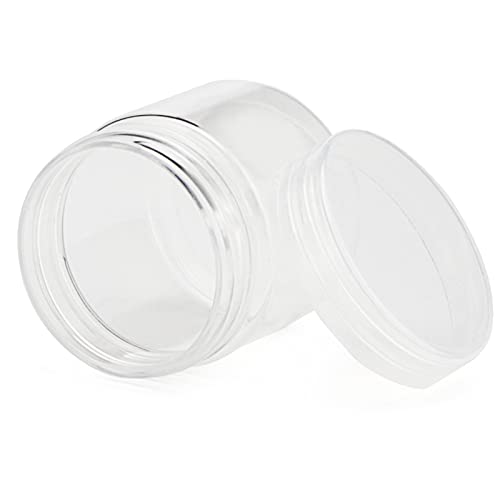 70 Pack 2oz Clear Plastic Bead & Sample Storage Containers with Lids