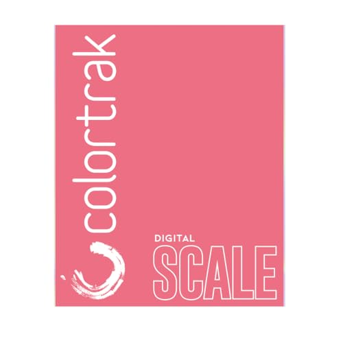 Colortrak Digital Scale, Tempered Glass Scale for Measuring Fits Most Color Trays and Stations, Measures Quantities in lb, oz, ml, g, kg, Sleek 8" x 6.5" Design