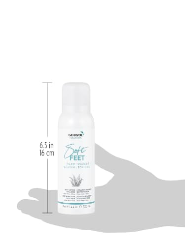 Gehwol Soft Feet Foam with Aloe Vera & Olive Oil - 4.4 oz Moisturizing Foot Care