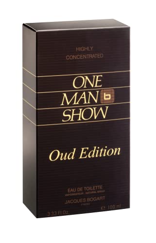 Jacques Bogart One Man Show Eau de Toilette Spray Oud Edition 3.33 Fl Oz - Men's Fragrance Variation