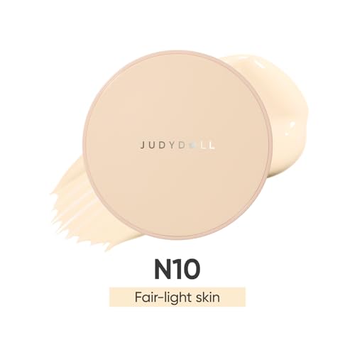JUDYDOLL Velvet Matte Cushion Foundation N10 - Full Coverage Natural Glow Makeup