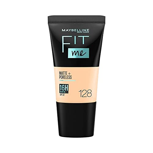 Maybelline Fit Me Matte + Poreless Liquid Foundation 128 Warm Nude 18ml