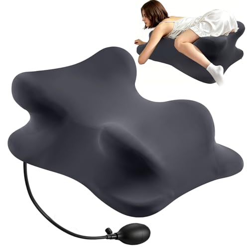 Extra Large Adjustable Airbag Wedge Pillow - Supportive Gray Cushion