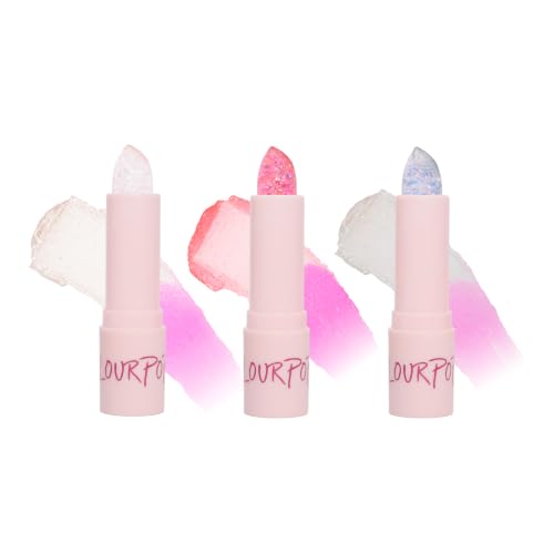 ColourPop Besties pH Lip Balm Set - Color Changing & Hydrating Lip Gloss - Vegan Cruelty-Free (3 Count)