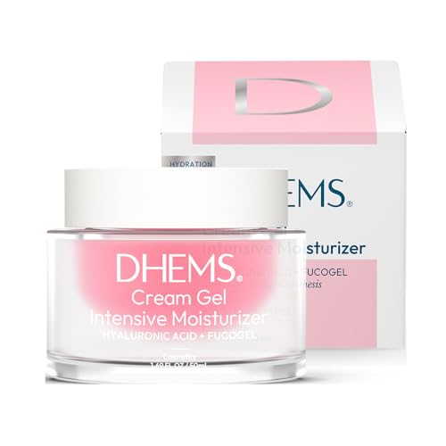 Intensive Moisturizing Cream for Face with Hyaluronic Acid, Antioxidant, Hydration & Stimulates Collagen Synthesis for All Skin Types 1.69 Ounces