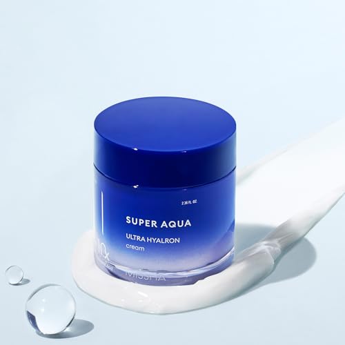 MISSHA Super Aqua Ultra Hyaluron Cream 70ml Hydrating Skin Moisturizer for Dry & Sensitive Skin
