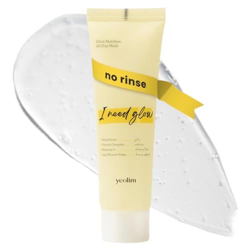 Brightening & Calming Face Mask with Vitamin Capsules - Vegan, Fragrance-Free