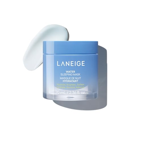 Water Sleeping Mask 2.4oz Hydrating Korean Night Face Mask with Hyaluronic Acid & Niacinamide