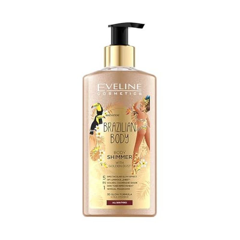 Eveline Brazilian Gold Dust Body Shimmer 5.07 fl oz