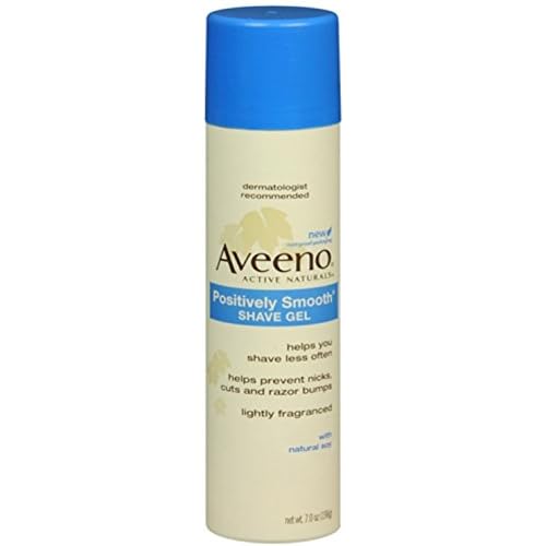 Aveeno Positively Smooth Shave Gel 7 oz (Pack of 2)