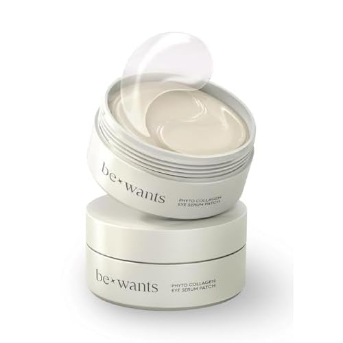 bewants Under Eye Patches for Puffy Eyes, Korean Under Eye Mask with Vegan Collagen and 71.9% Bamboo Water, Patches for Dark Circles and Cooling, 120 pieces