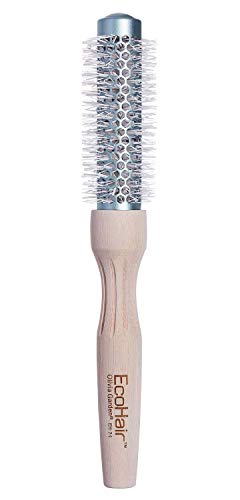Olivia Garden EcoHair 1-Inch Bamboo Ceramic Blowout Hair Brush - Not Electrical, for Normal to Thick Hair