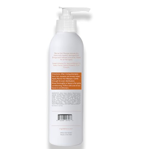 Revive Hair Masque for Dry Damaged Color-Treated Hair - 8 oz - Deep Conditioning Treatment