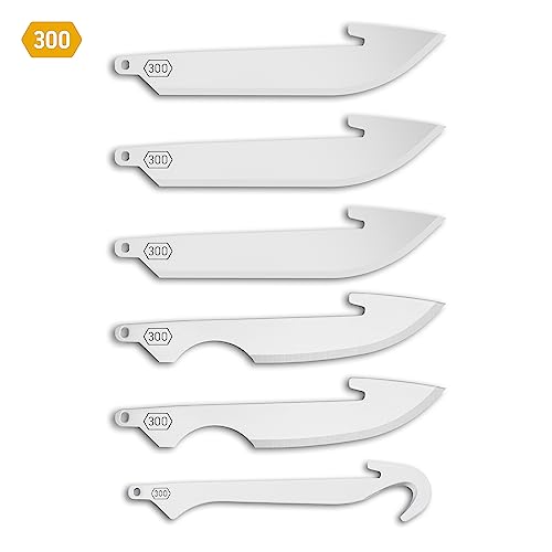 OUTDOOR EDGE 3.0" RazorSafe Replacement Combo Blade Pack, 6-Pieces