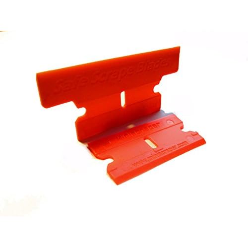 MINISCRAPER¢ç Plastic Razor Blades,T-2 Blade 50% Wider 20 Pack