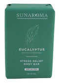 Sunaroma Eucalyptus Tea Tree & Ginger Soap Bar 8oz Pack of 6 - Natural, Fragrance-Free