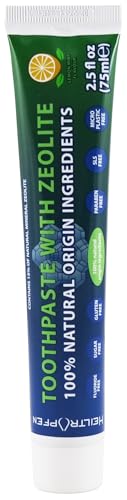 Zeolite Toothpaste 2.5 Fl Oz Pack of 3 Fluor-Free Natural Mineral Oral Care