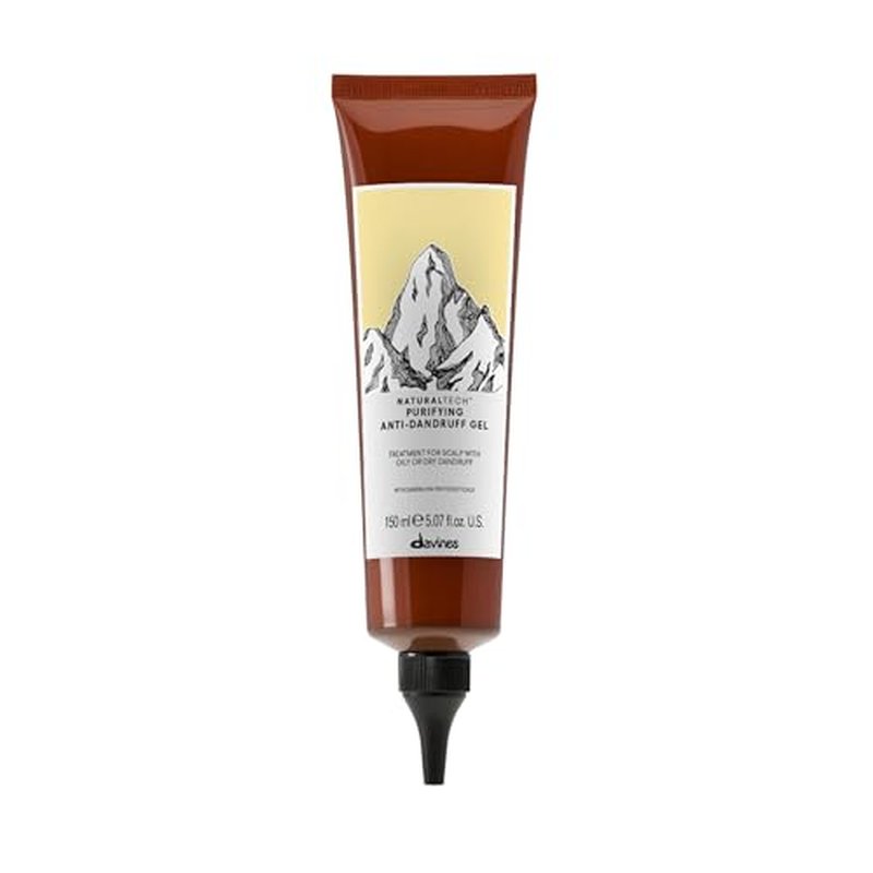 Davines Naturaltech Purifying Gel, Clarifying & Anti-Dandruff for Dandruff (Oily or Dry) - With Dandelion Phytoceuticals - Treatment for Oily or Dry Dandruff, 5.07 Fl Oz