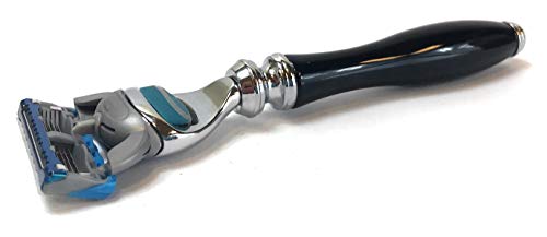 G.B.S 5 Blade Safety Razor Onyx Handle Classic Wet Shaving Tool