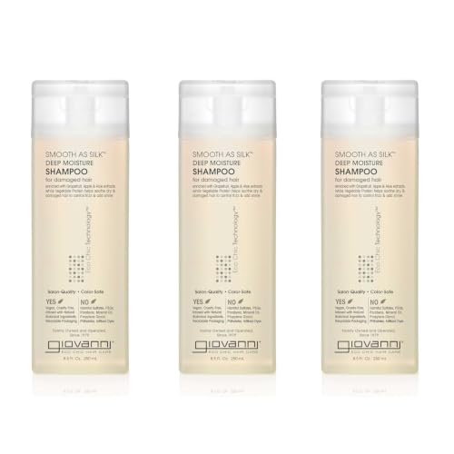 Deep Moisture Shampoo with Lavender and Lemongrass - 8.5 Fl Oz (Pack of 3) | Nourishing Hair Care