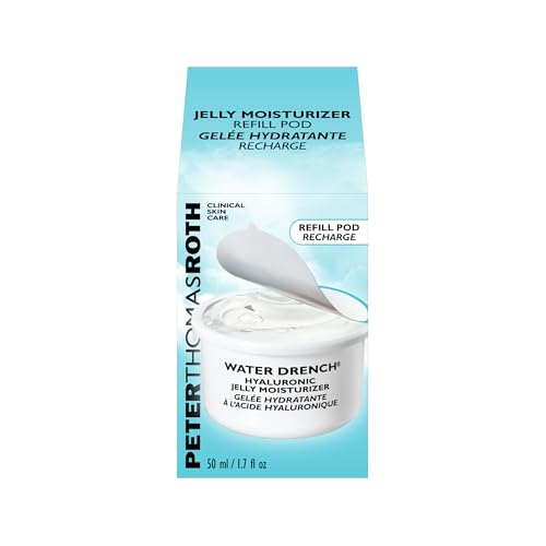 Peter Thomas Roth | Water Drench¢ç Hyaluronic Jelly Moisturizer Refill Pod | Hyaluronic Acid Cloud Cream, For Normal to Oily Skin, Fragrance-Free, Non-Comedogenic, Acne-Safe Moisturizer
