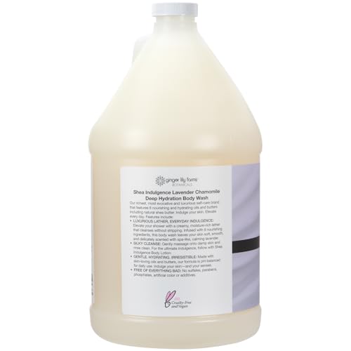 Ginger Lily Farms Shea Indulgence Body Wash - Lavender Chamomile 128oz