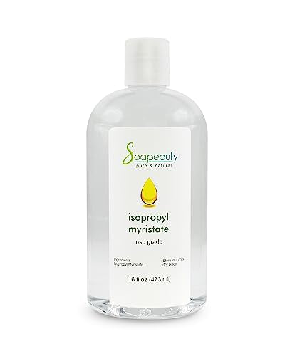 Isopropyl Myristate Cosmetic Grade for Lotions & Soap Making - 16 fl oz (Pack of 1)