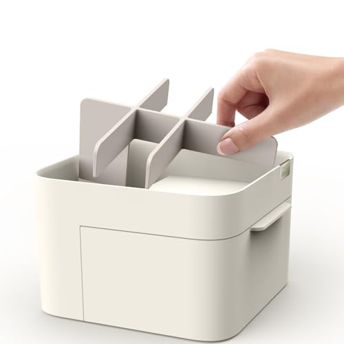 Cosmetic Storage Organizer with Drawer - Medium, Shell Style, Regular