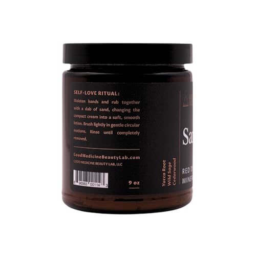 Sand Red Mineral Body & Face Exfoliator - Deep Skin Polish with Desert Minerals (9 oz) - Variation of THIS listing