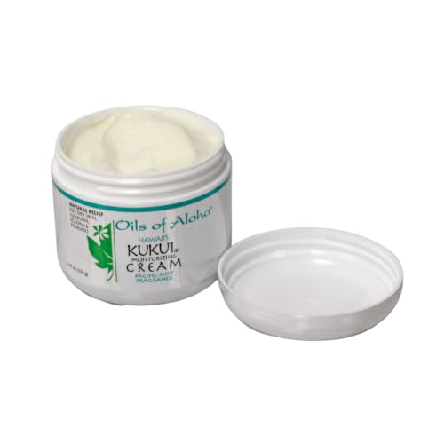Hawaiian Kukui Moisturizing Cream with Vitamin E - 4 Fl Oz (Pack of 1)